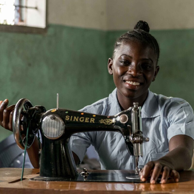 Una macchina da cucire