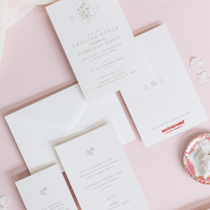 Partecipazione Solidale Fiori Classici