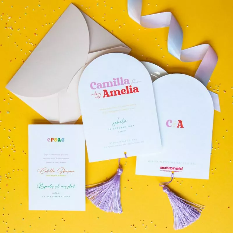 Partecipazione Solidale Arcobaleno con nappina - immagine 2