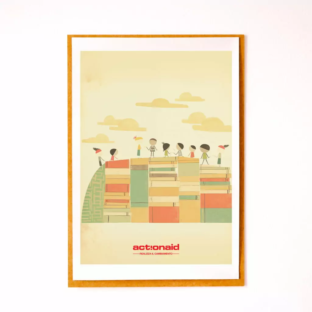 Poster Sostieni l'istruzione