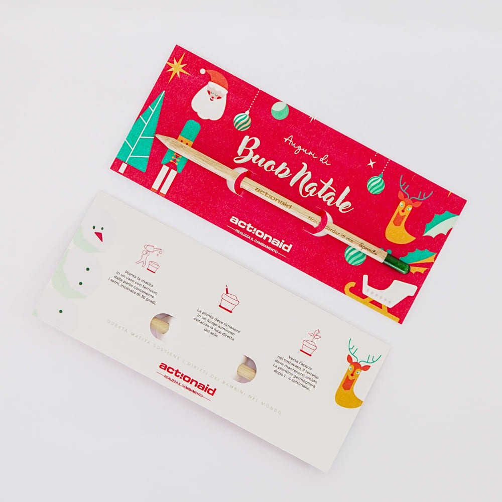 Trio Matita Semi Natalizia - immagine 2