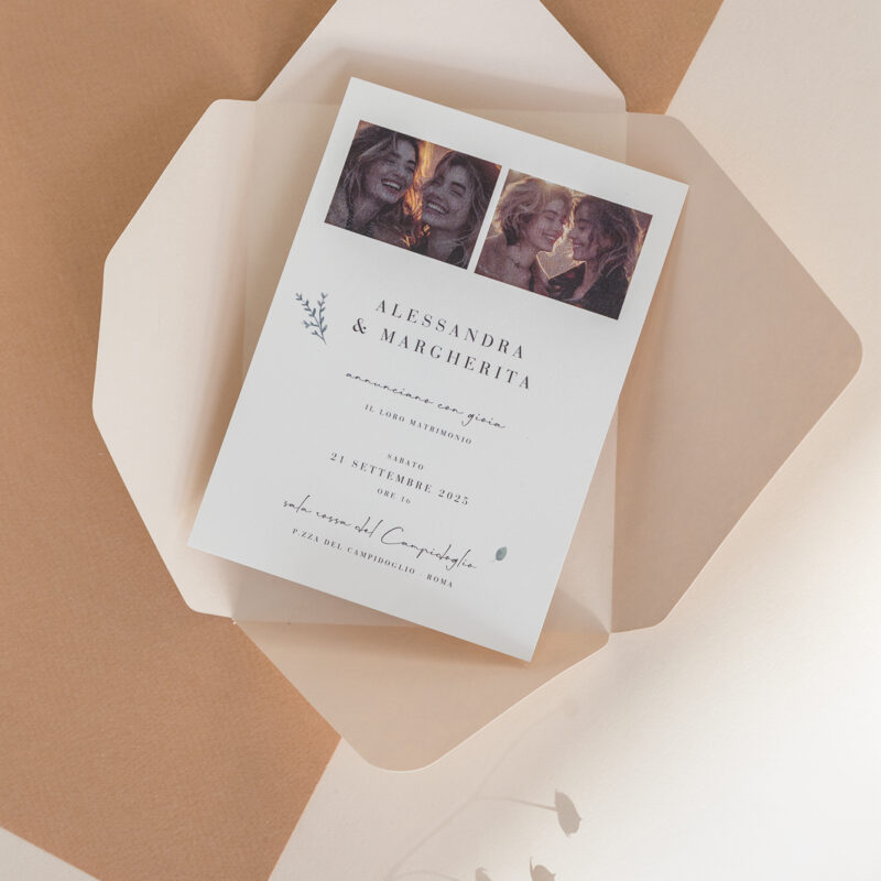 Partecipazione Solidale Fotografica con busta colorata