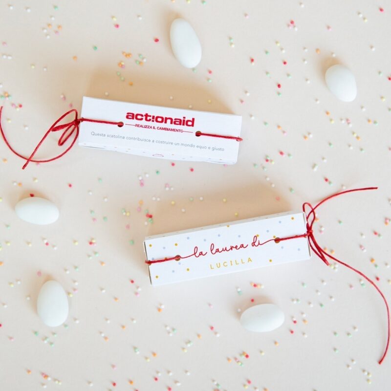 Scatolina Solidale Filo Rosso Laurea