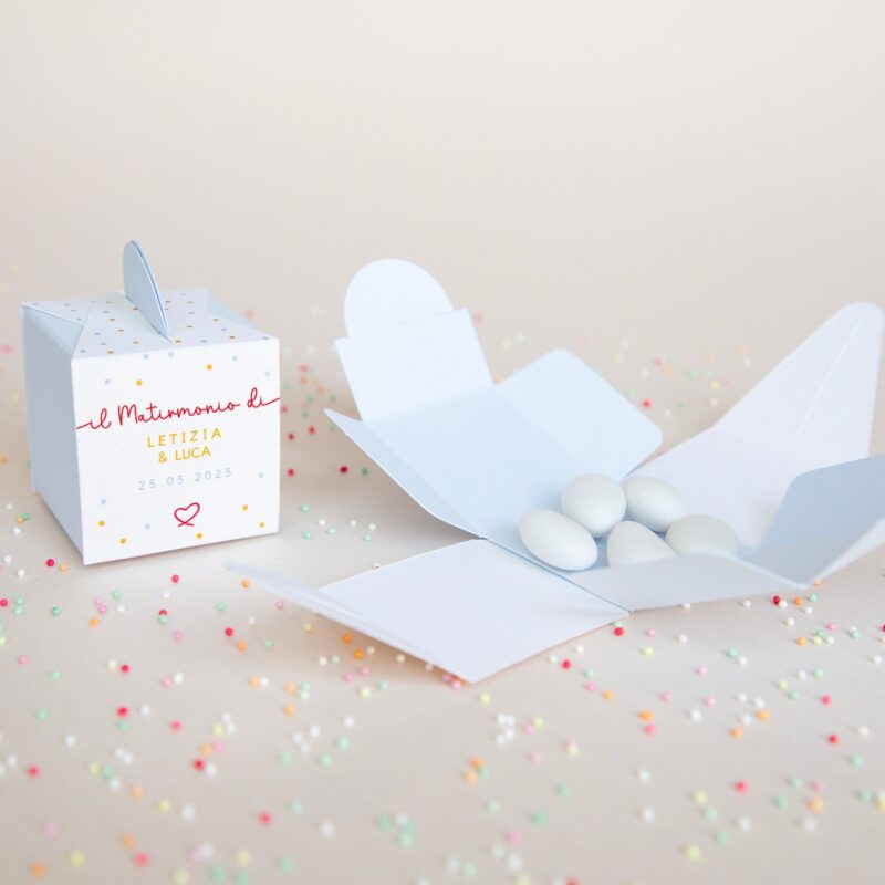 Scatolina Solidale Pois Matrimonio