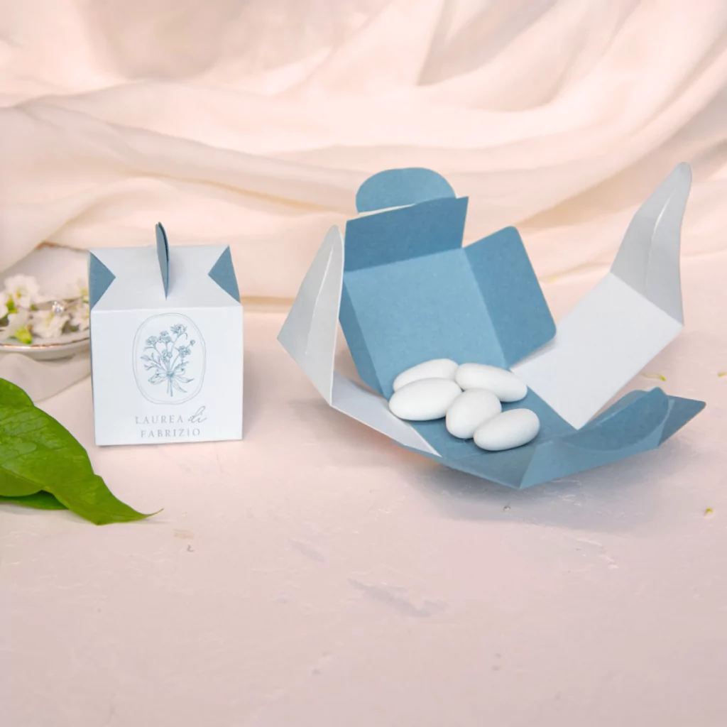 Scatolina Solidale Fiori Classici Laurea