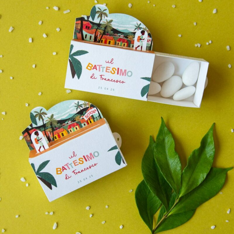 Scatolina Solidale Bimbo a Scuola Battesimo