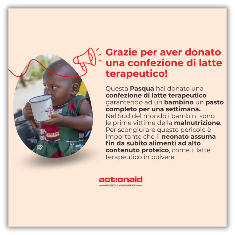 Uovo di Pasqua Solidale & Una confezione di latte terapeutico - immagine 2