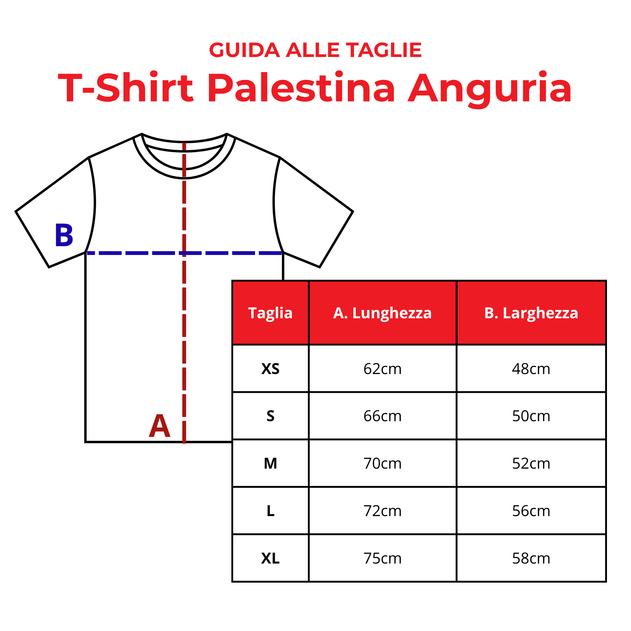 T-Shirt Palestina Anguria - immagine 6